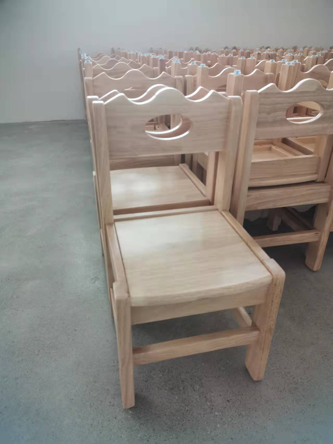 幼兒實木造型椅坐高